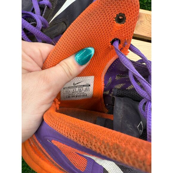 Nike Hyperdunk - Purple/Orange - Size 10.5M - Picture 9 of 11